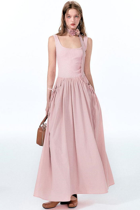 Kleid Coolred Pink Sleeve Mint Long Knot