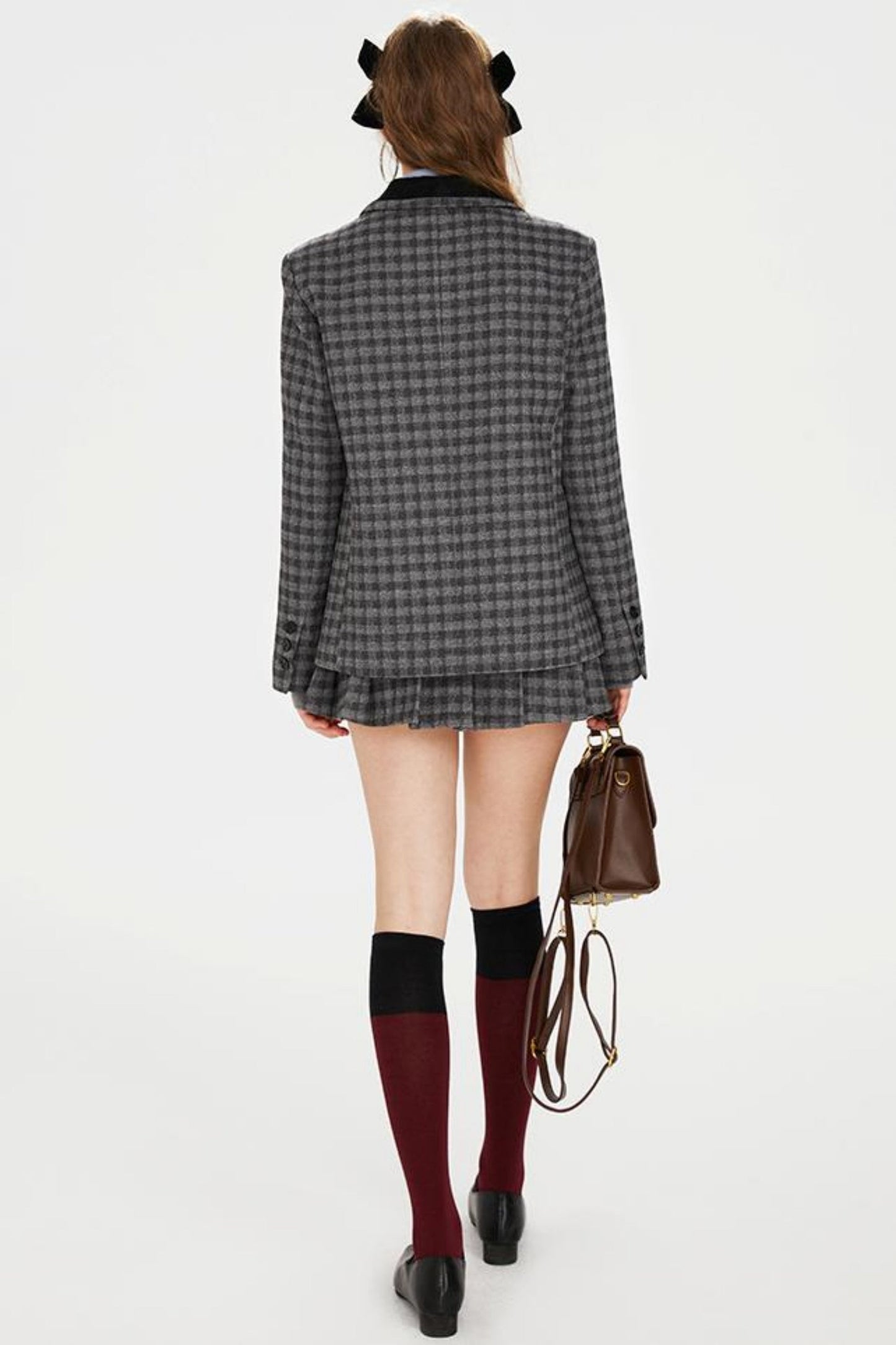 Half-Skirt Jacket and Setup Retro Tartan