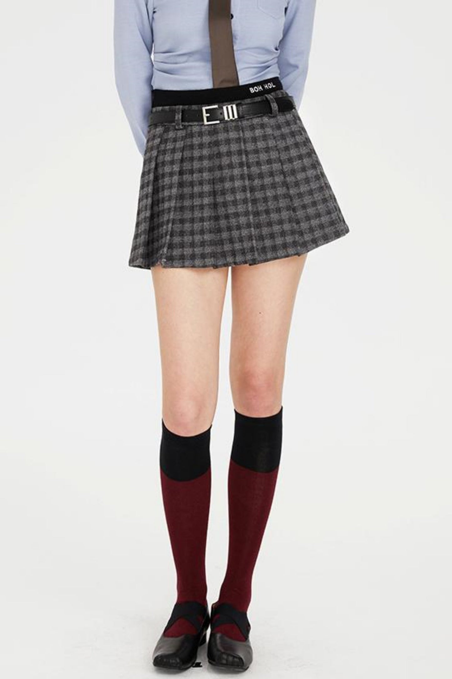 Half-Skirt Jacket and Setup Retro Tartan