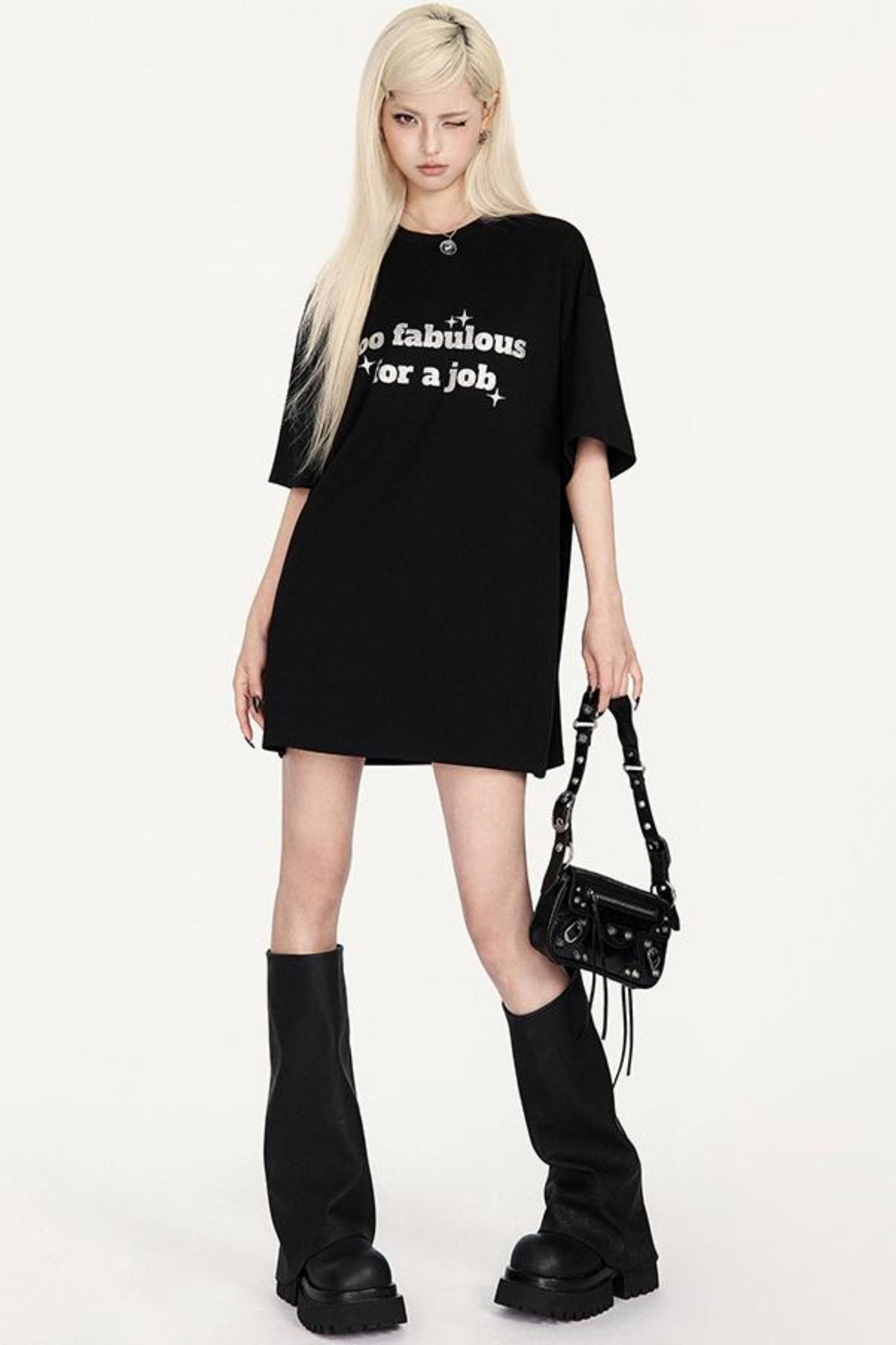 T-shirt Glitter Street