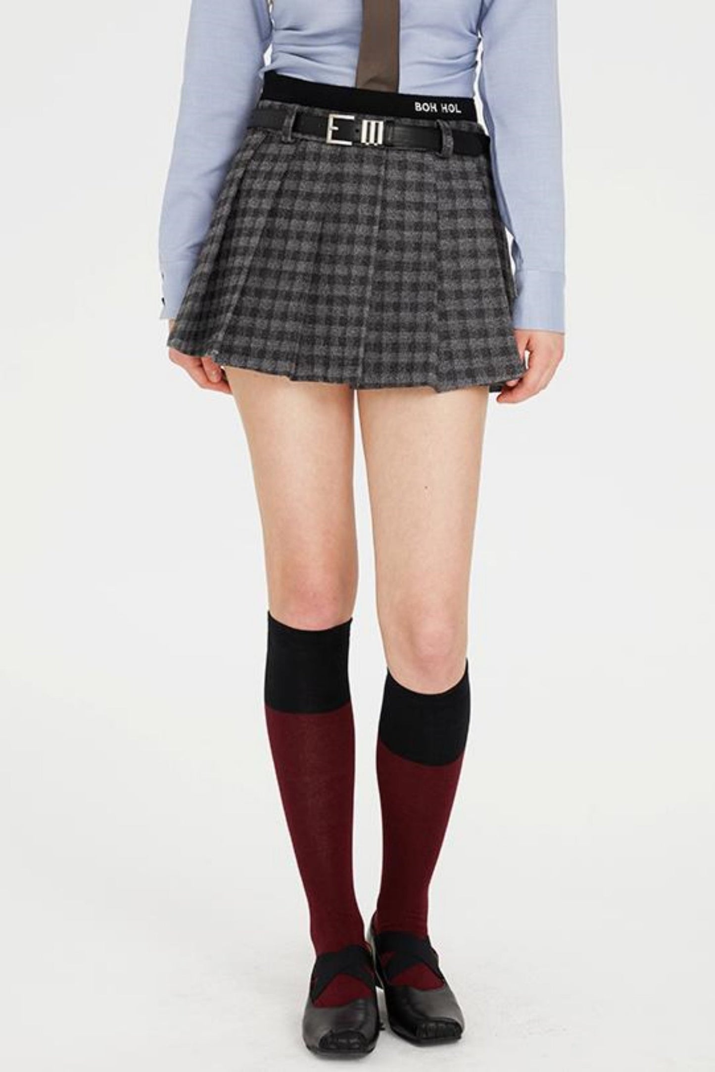 Half-Skirt Jacket and Setup Retro Tartan
