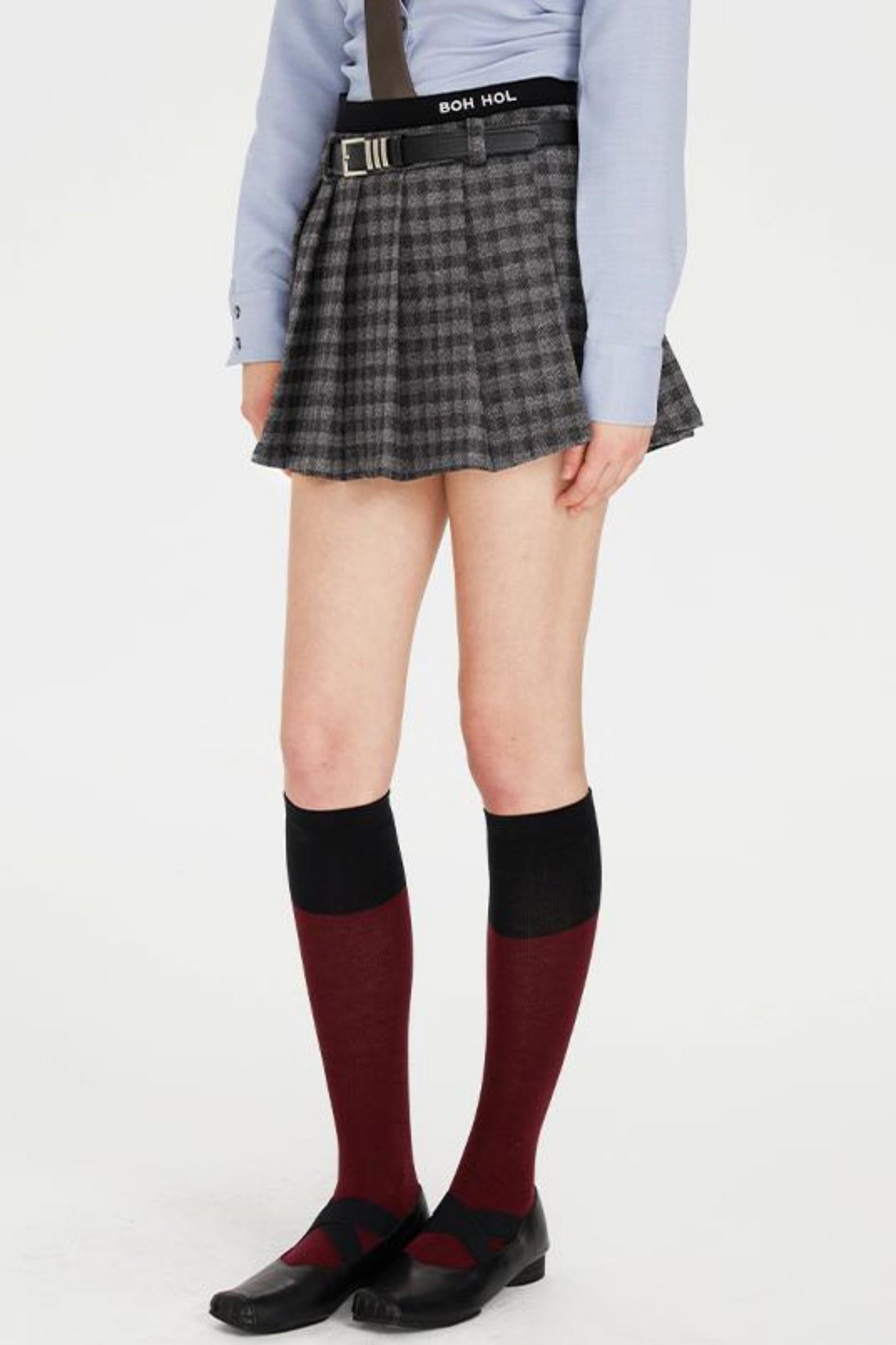 Half-Skirt Jacket and Setup Retro Tartan