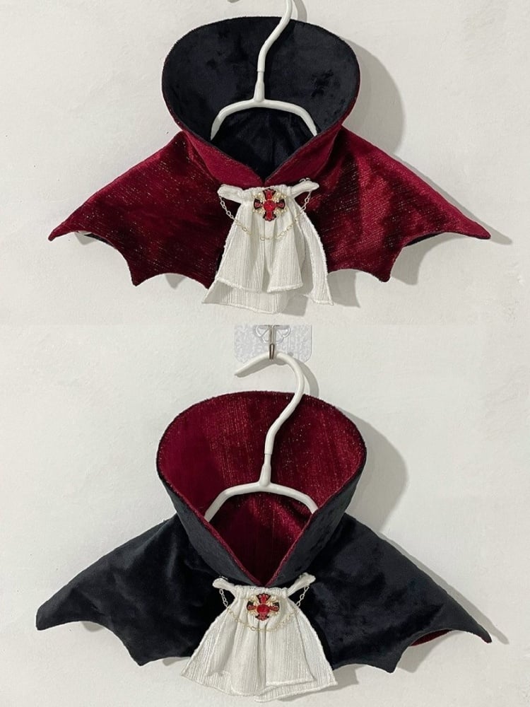 Vampirhase Dracula Gothic Tasche Schwarz und Rot