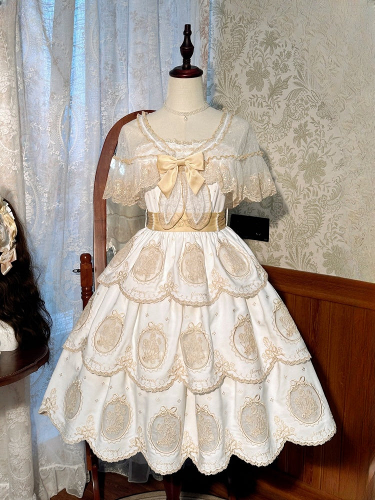 Rosa / Blau / Schwarz / Gold Schal Tulpensaum