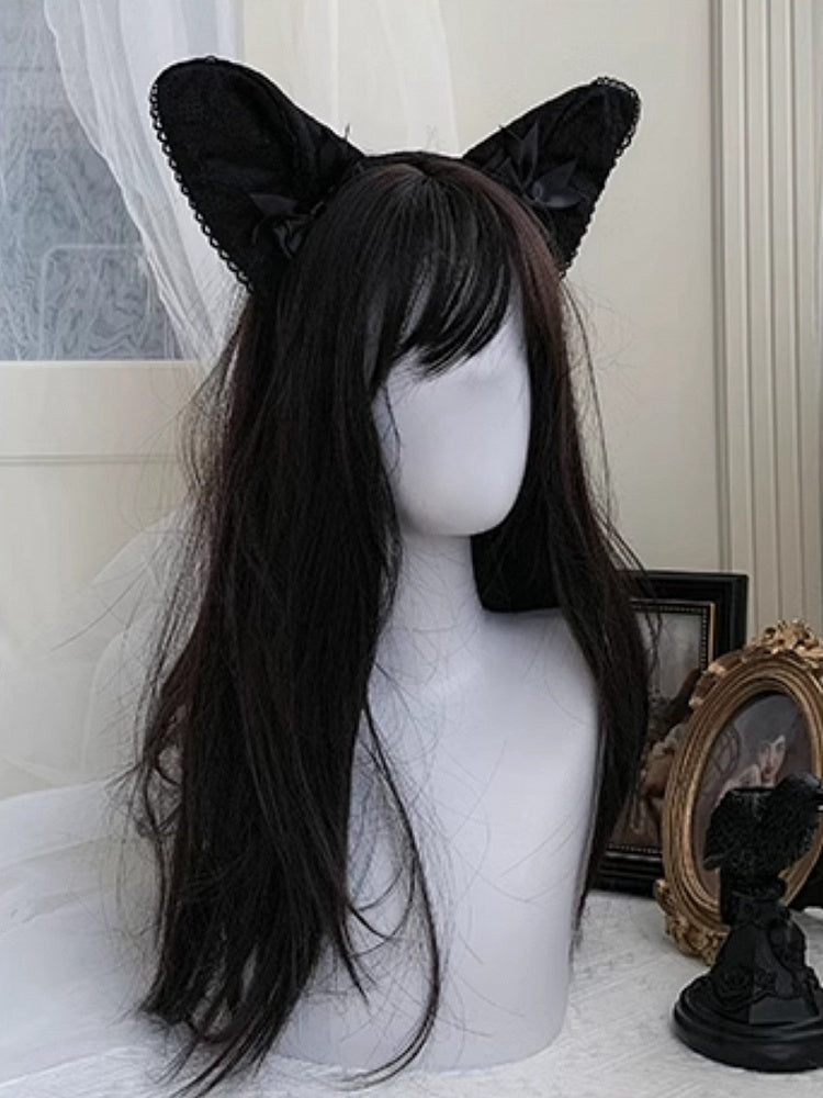 Black Kitty Ears KC
