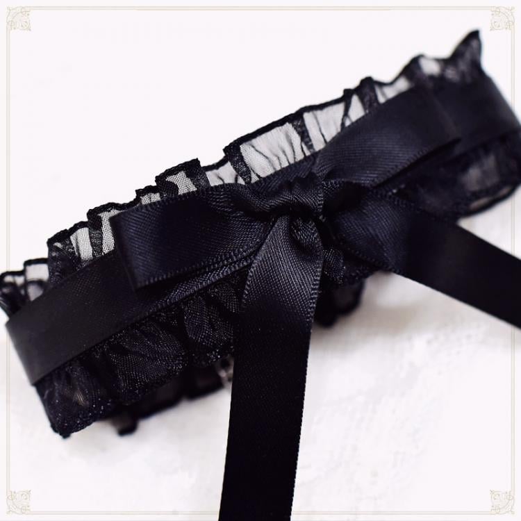 Gothic Lolita Bowknot Halsband
