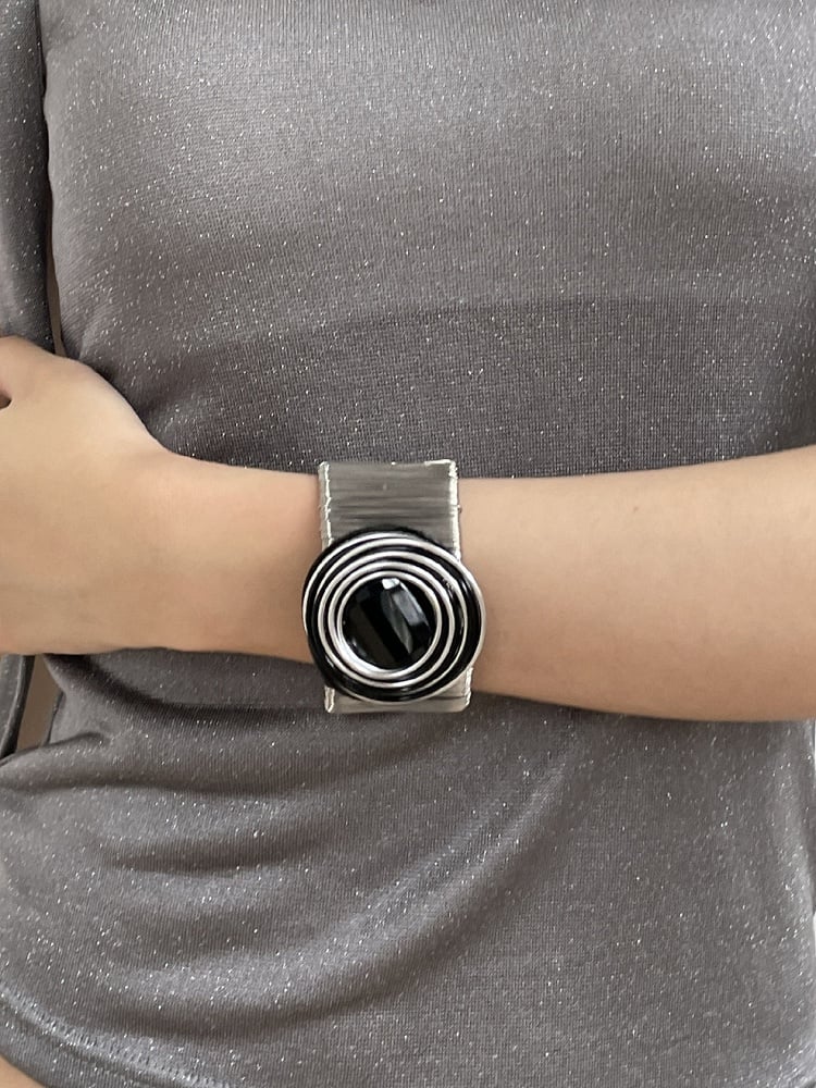 Cuff Black/Silver Bittersweet Y2K