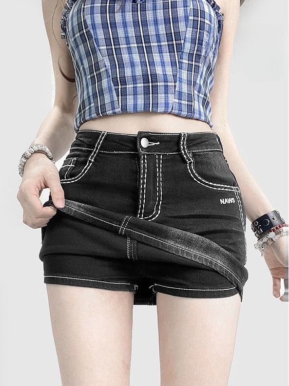 Glamorous Jeansrock Schwarz