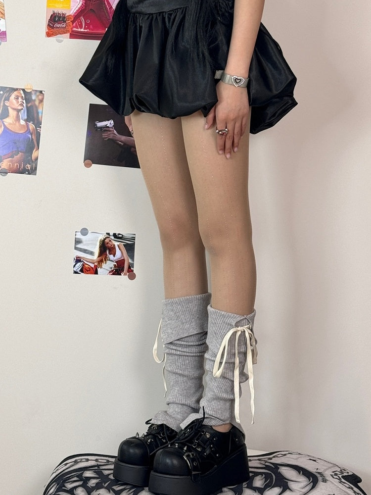 Nude Striped Rhinestone Pattern Semi-sheer Tights