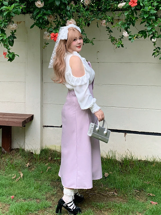 / Bowknot Abnehmbare Schulter Plus Größe Schwarz Taille Kleid Ausschnitt mit Hohe Rosa und