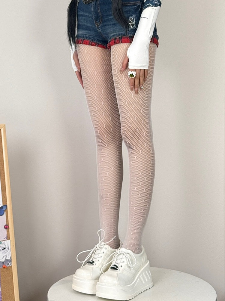 Polka-dot Options Color 7 Y2K Pattern Tights