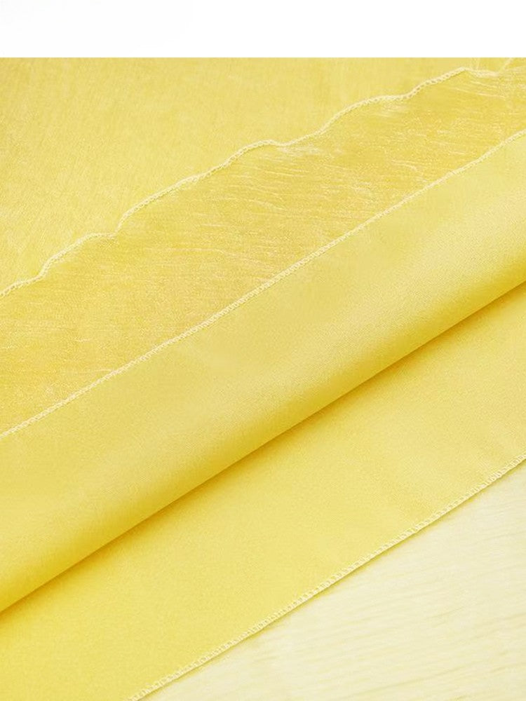 Yellow Summer Skirt Y2K