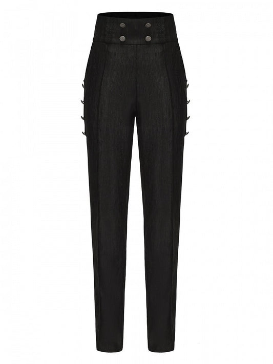 High Ouji Black Lolita Pants Style Prince Waist