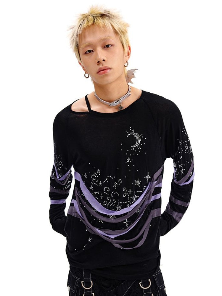 Punk Black/Silver Butterfly Choker