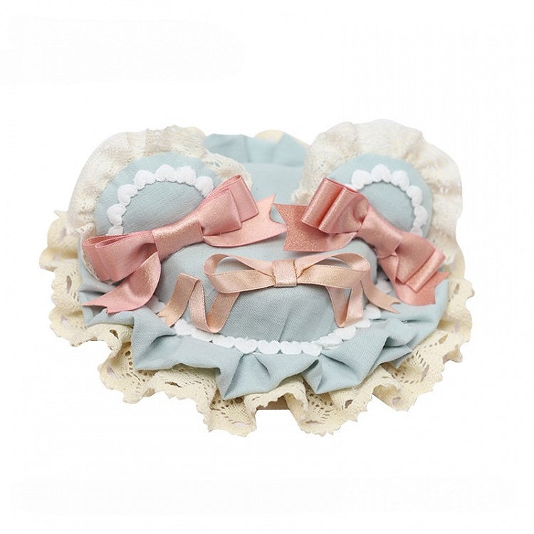 Accents and Trimmings Bow Lolita Ear Mini – with Color Sweet Hat Lace Bear Options 3