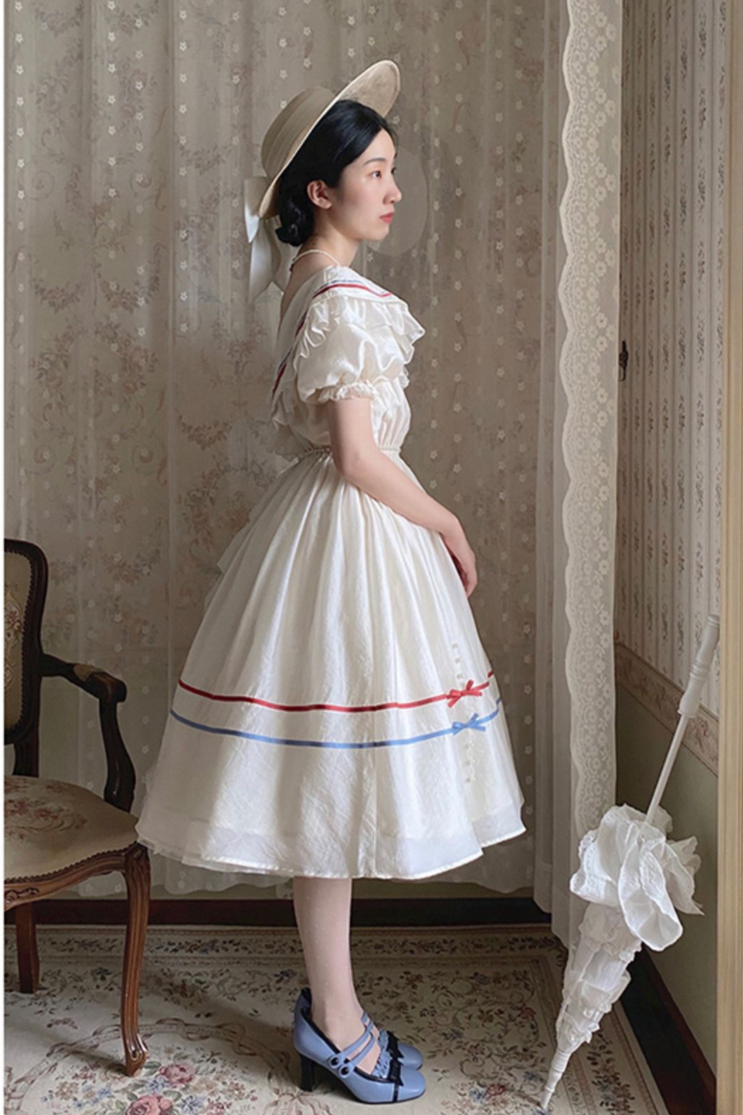 Lolita Kleid Ausgestellt Volumen Wenig