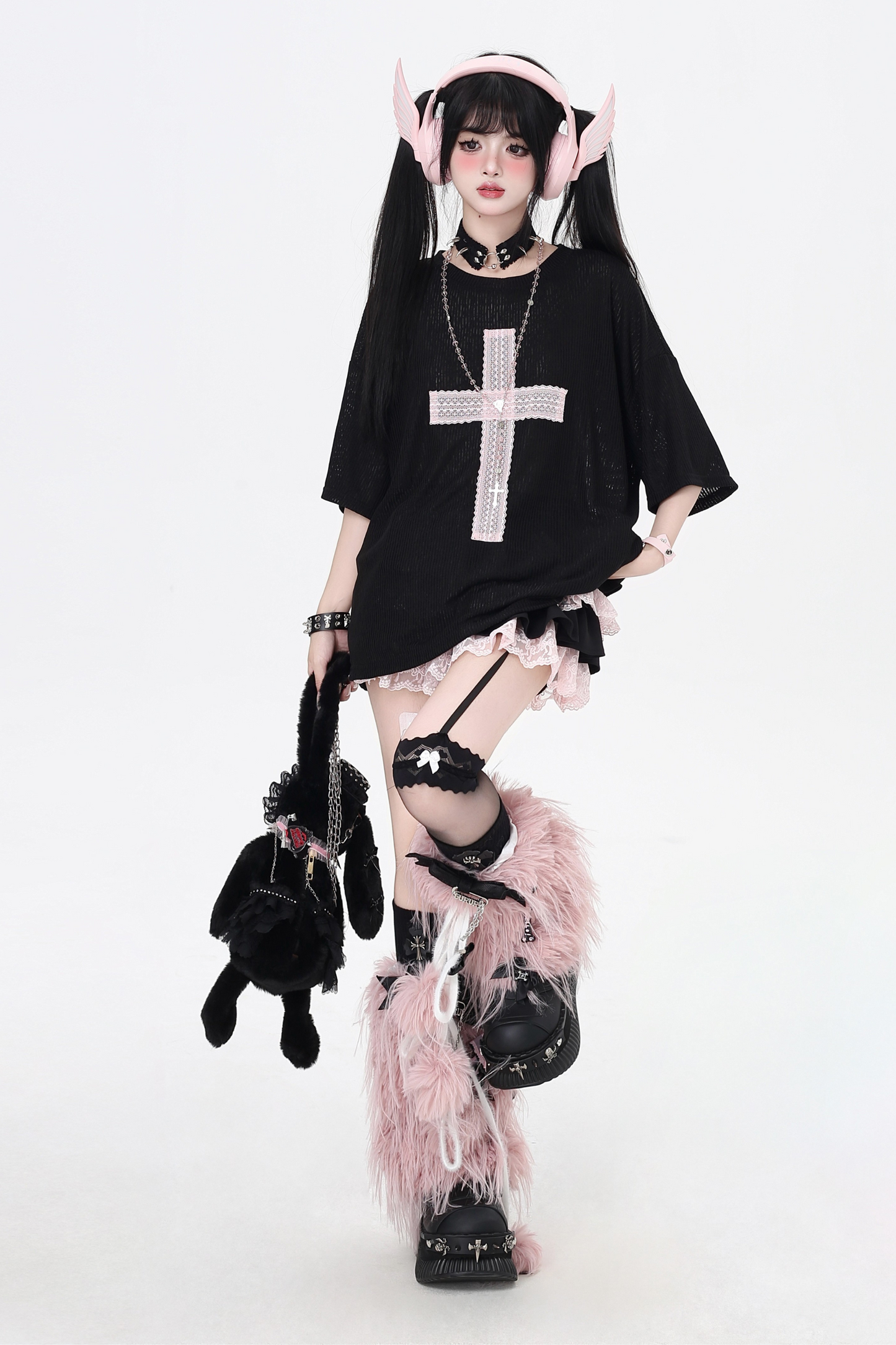 Cross Tops Patch Loose Subculture