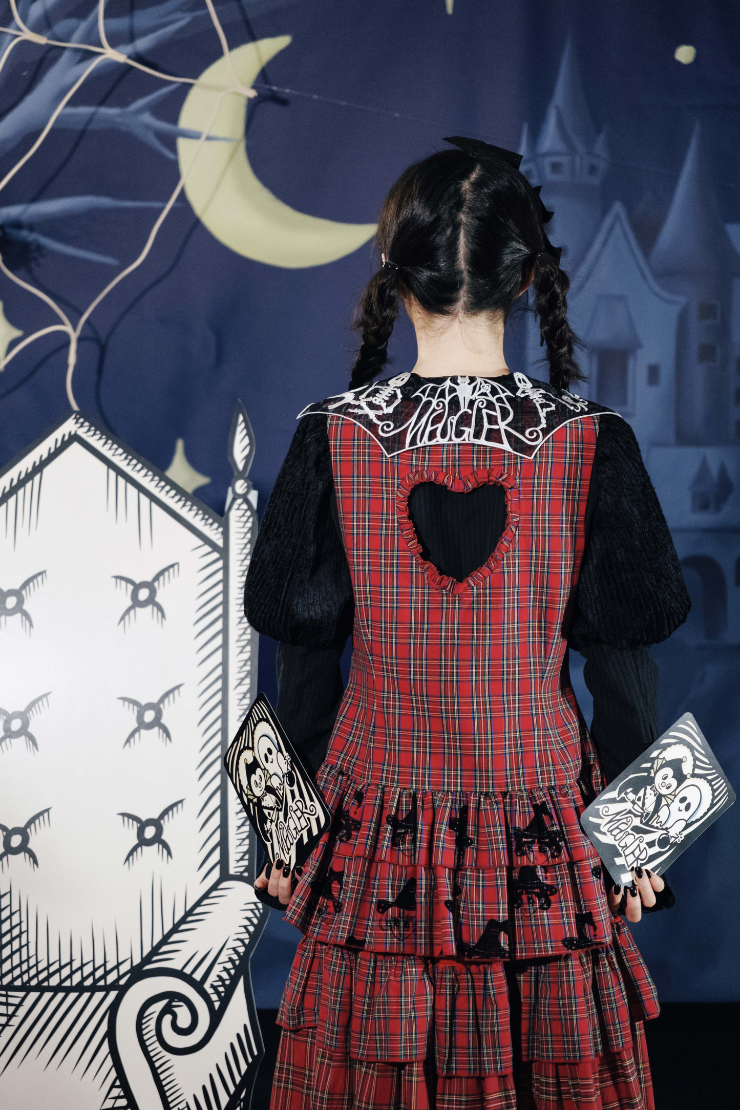 Top Dracula Check Sleeveless