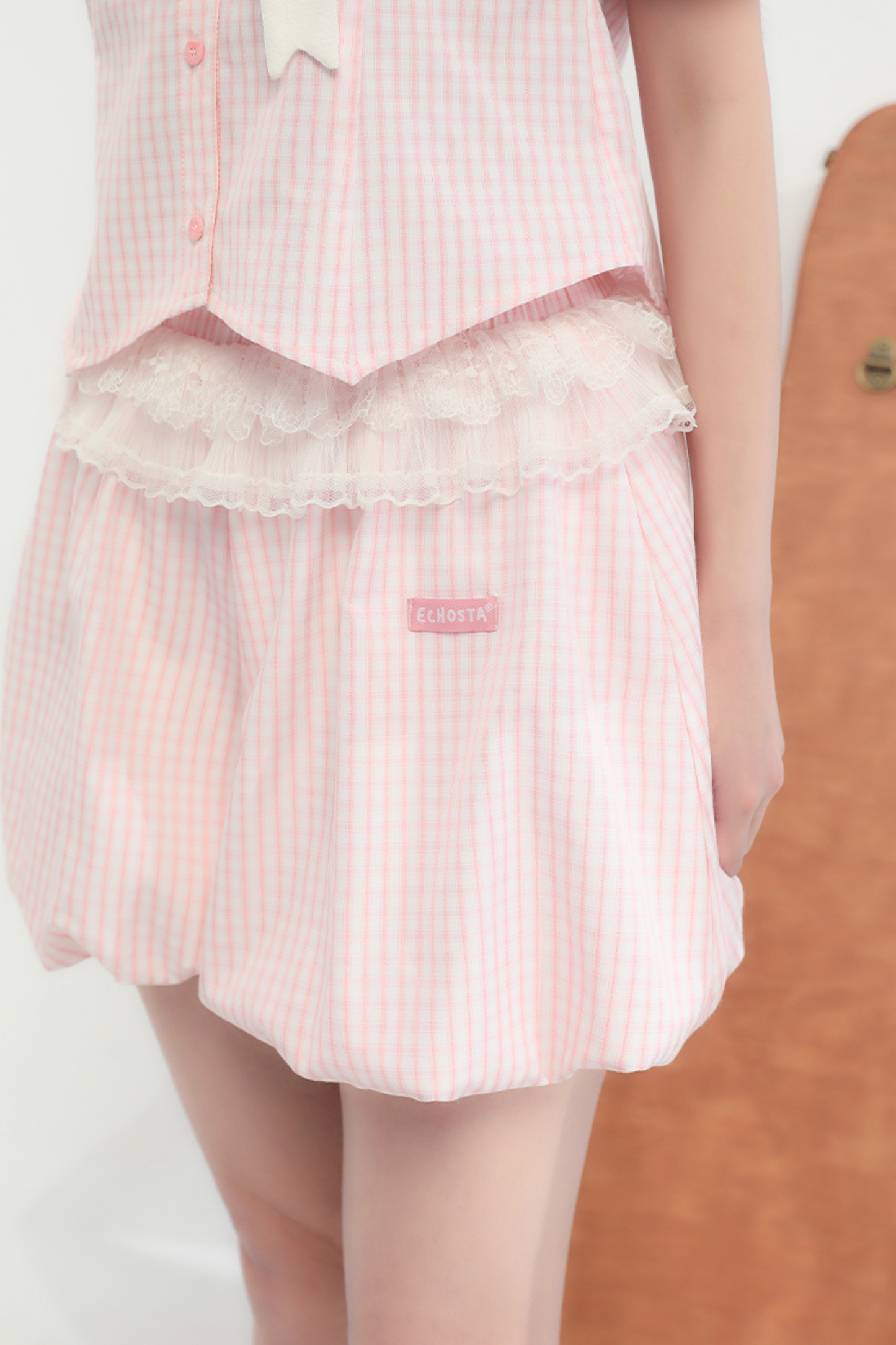 striped lace doll balloon Peachy + top pants Bubbles