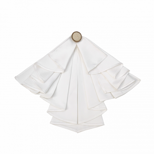 Jabot White Tie