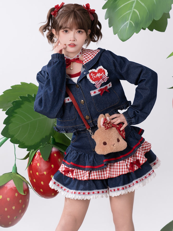 コーヒーバニーぬいぐるみクロスボディ