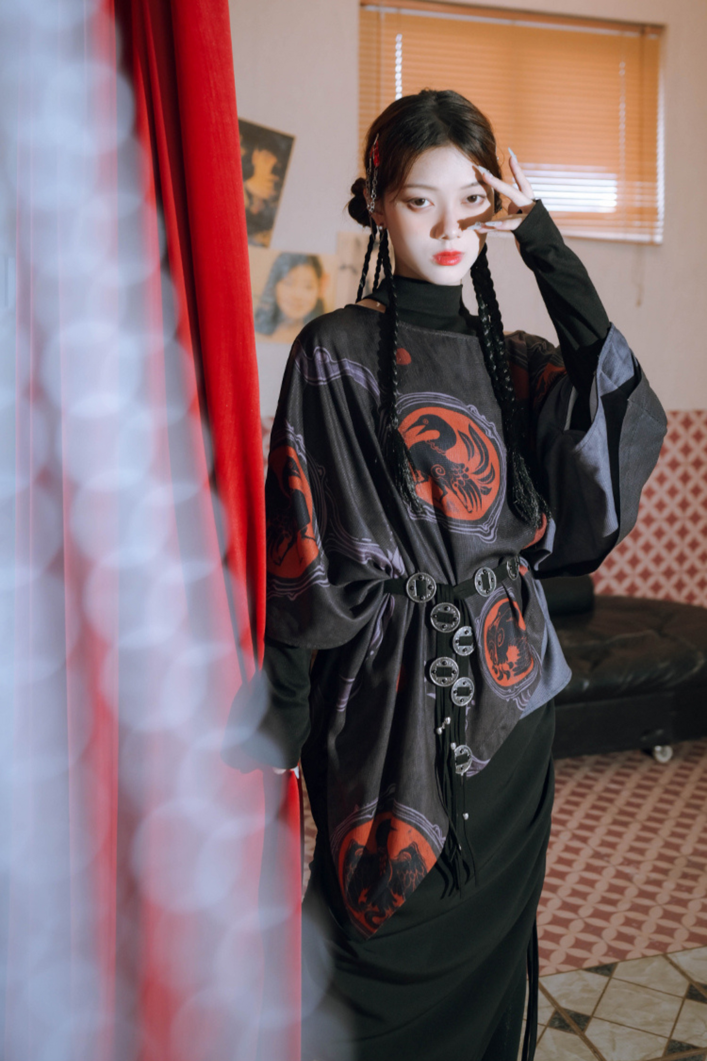 Style Mode Smock Top Cape Loose