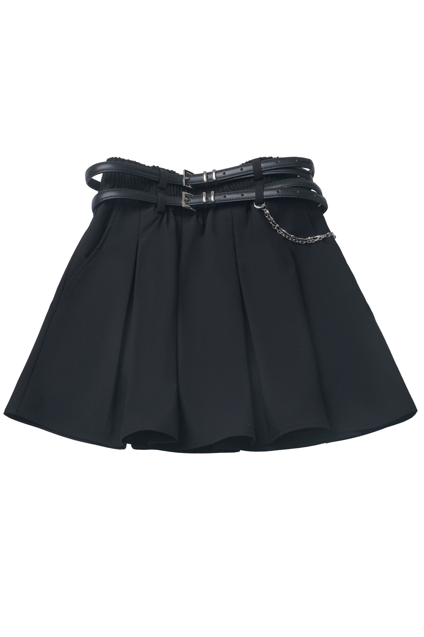 Crop Love Pleated + Skirt Check Panda Dress Comic Top