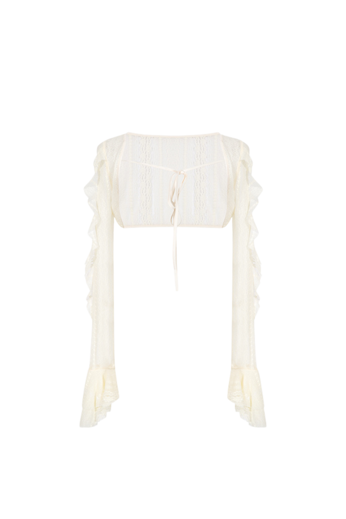 short French sheer cardigan