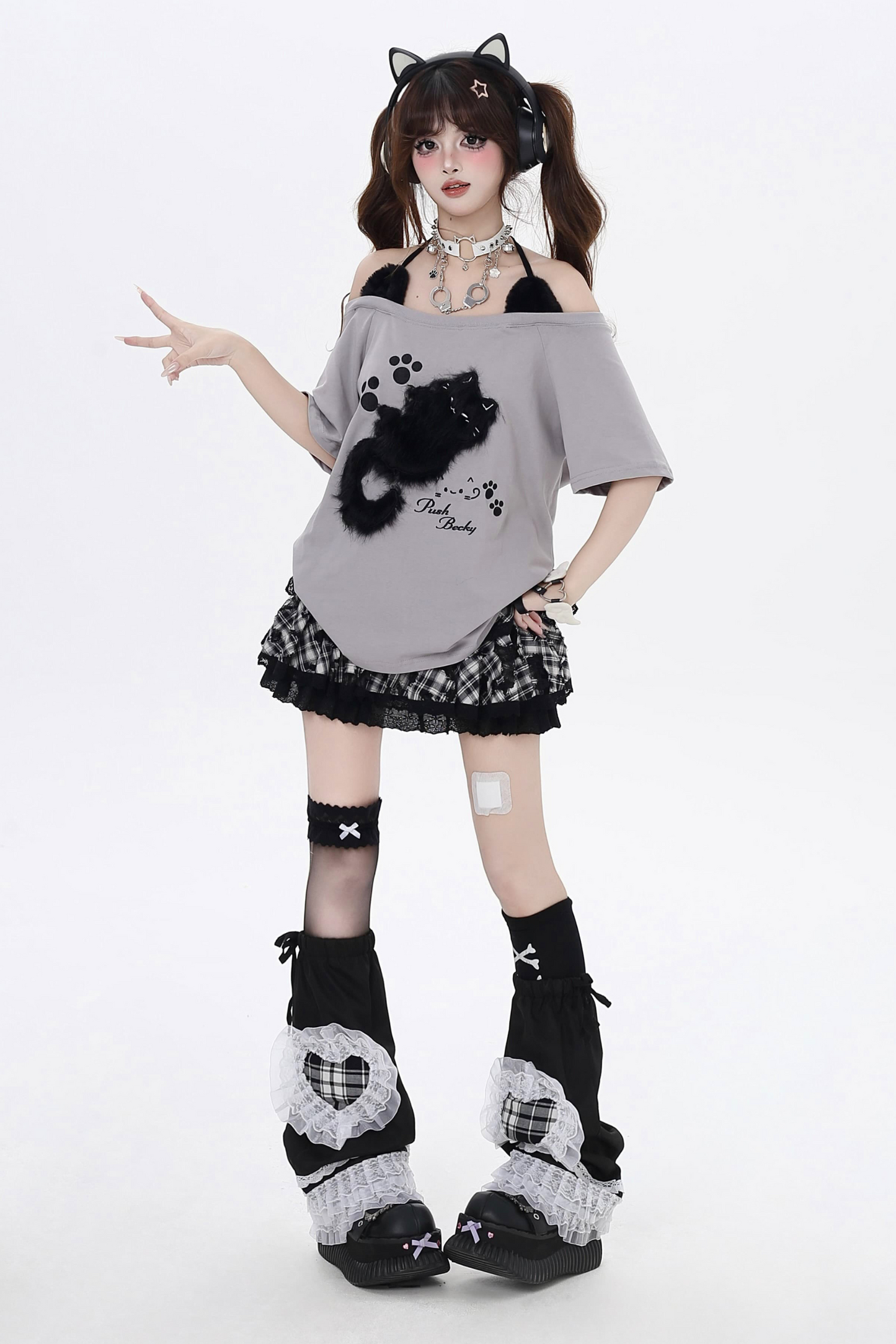 Coal Cozy T-Shirt Cat Casual