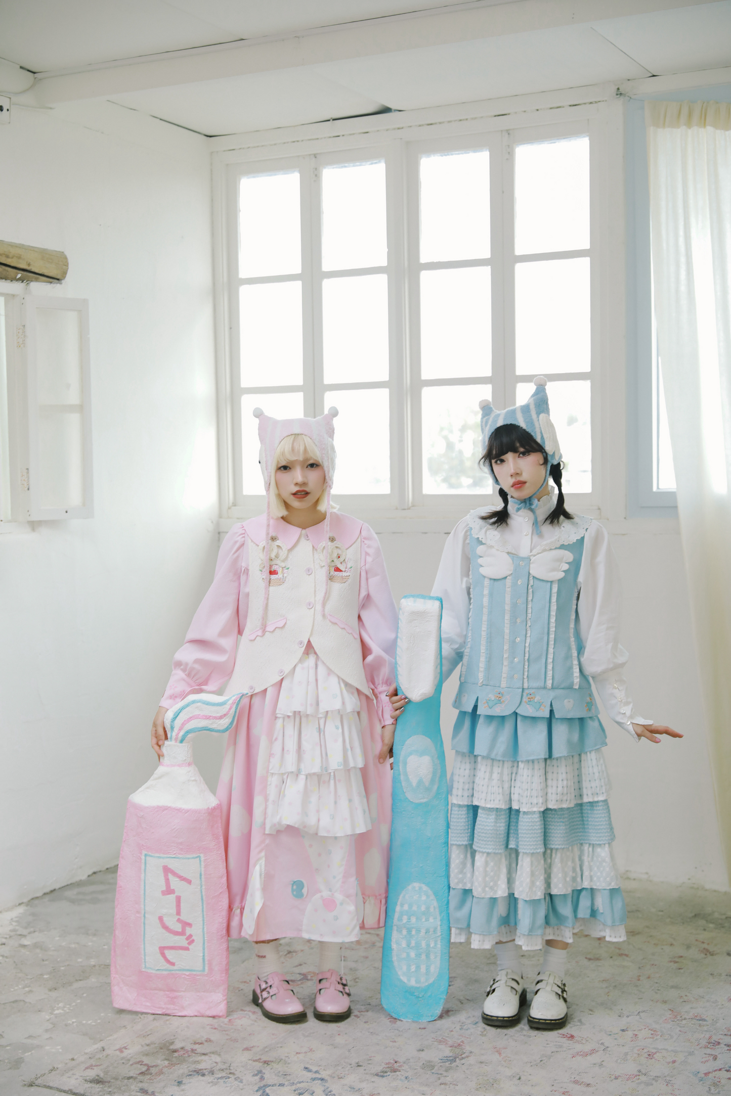 Peach Blue Fairy Neighborhood👼 Island Vest Angel