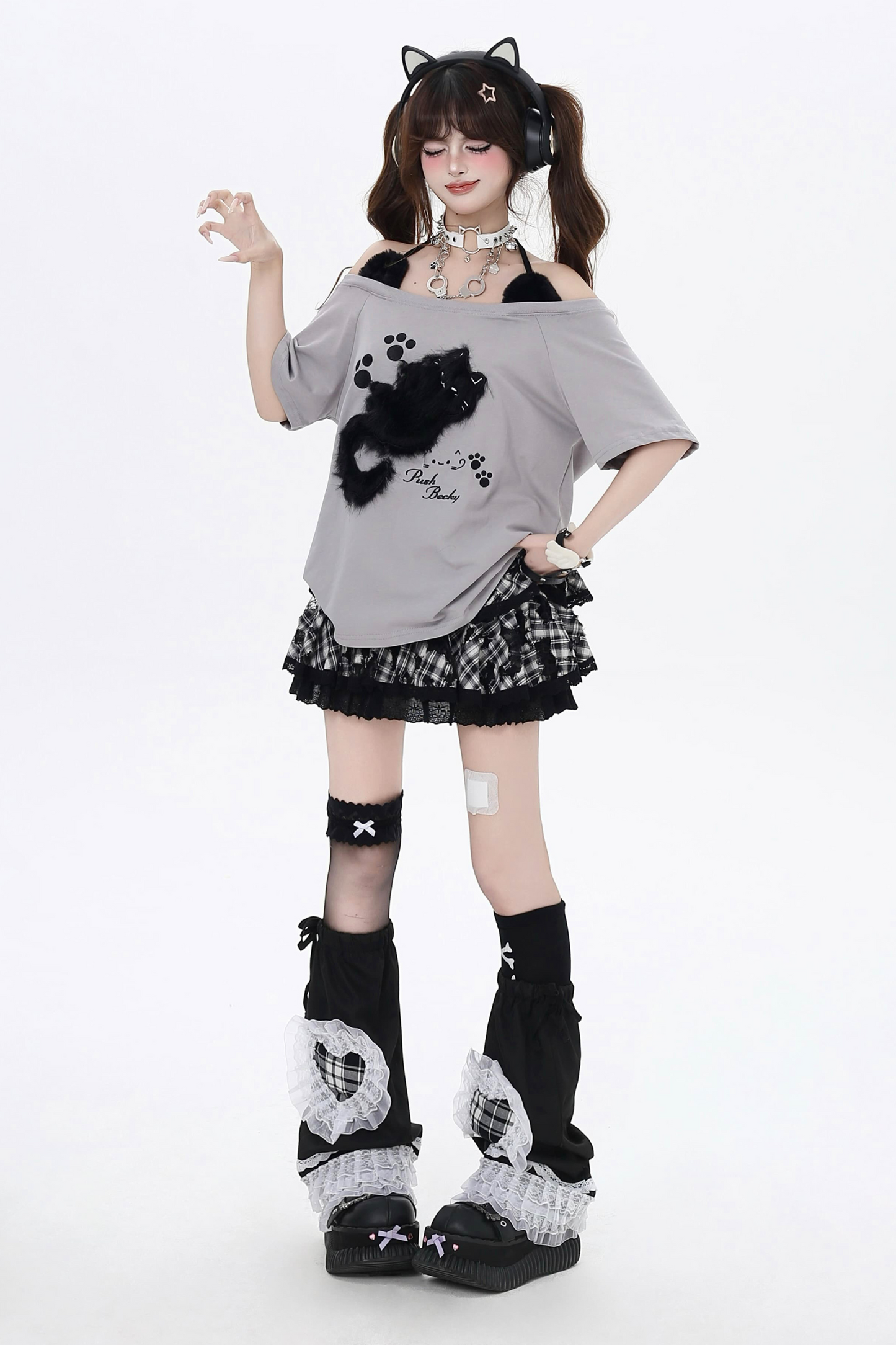 Cozy Cat Coal Casual T-Shirt