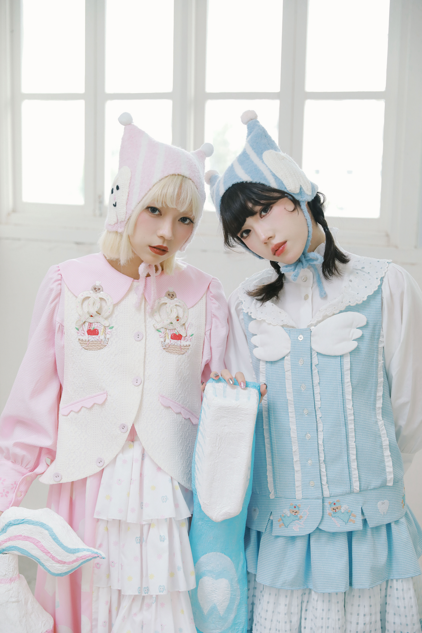 Peach Blue Fairy Neighborhood👼 Island Vest Angel