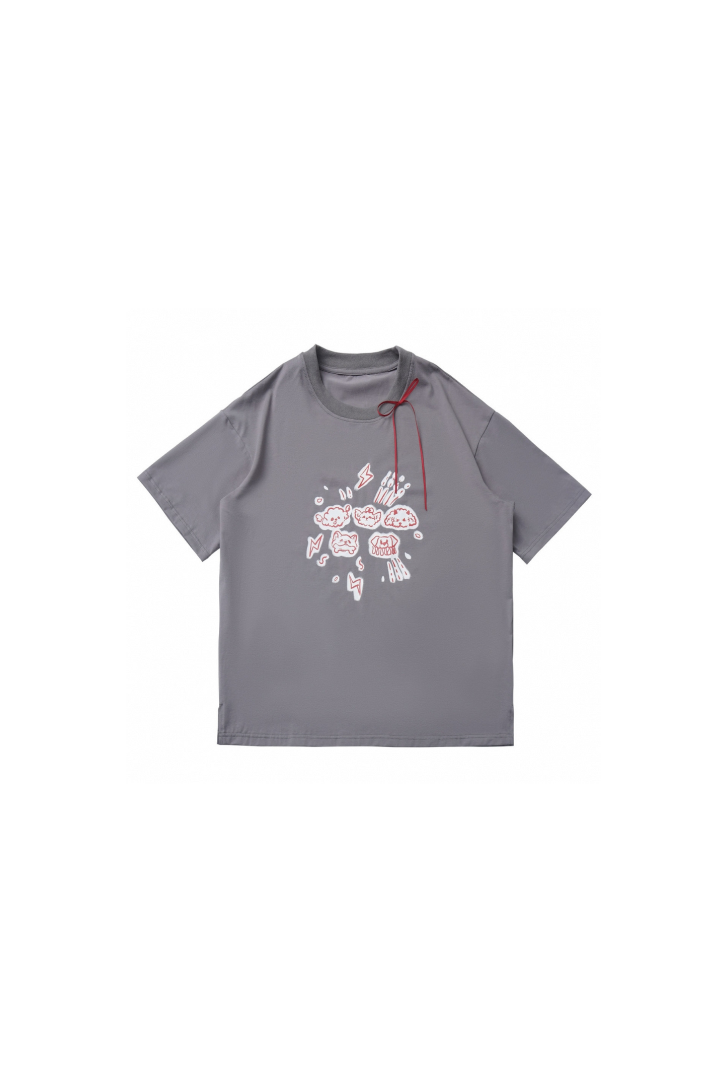 Skirt + Graffiti T-shirt Big Check Swing
