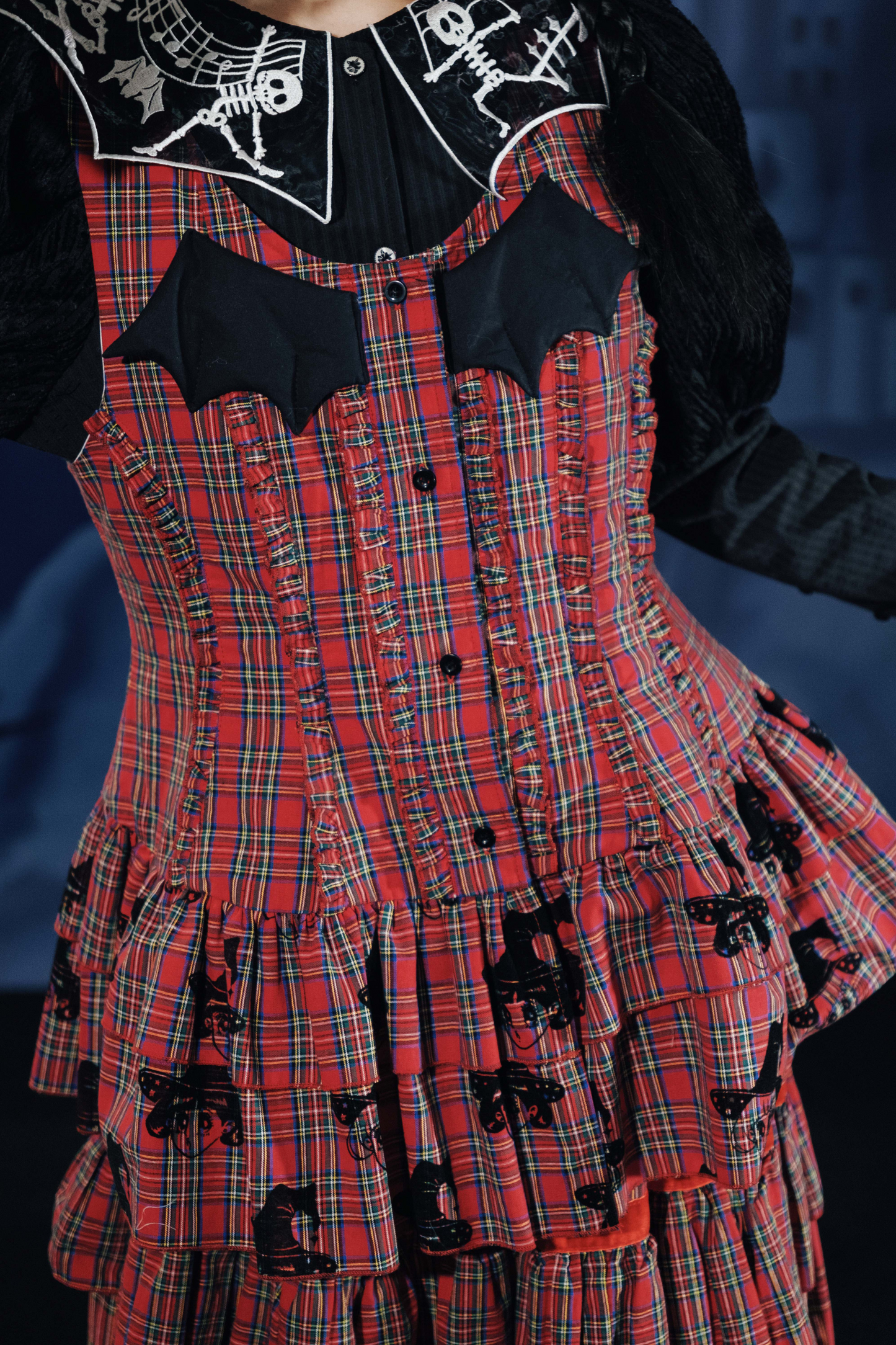 Top Dracula Check Sleeveless