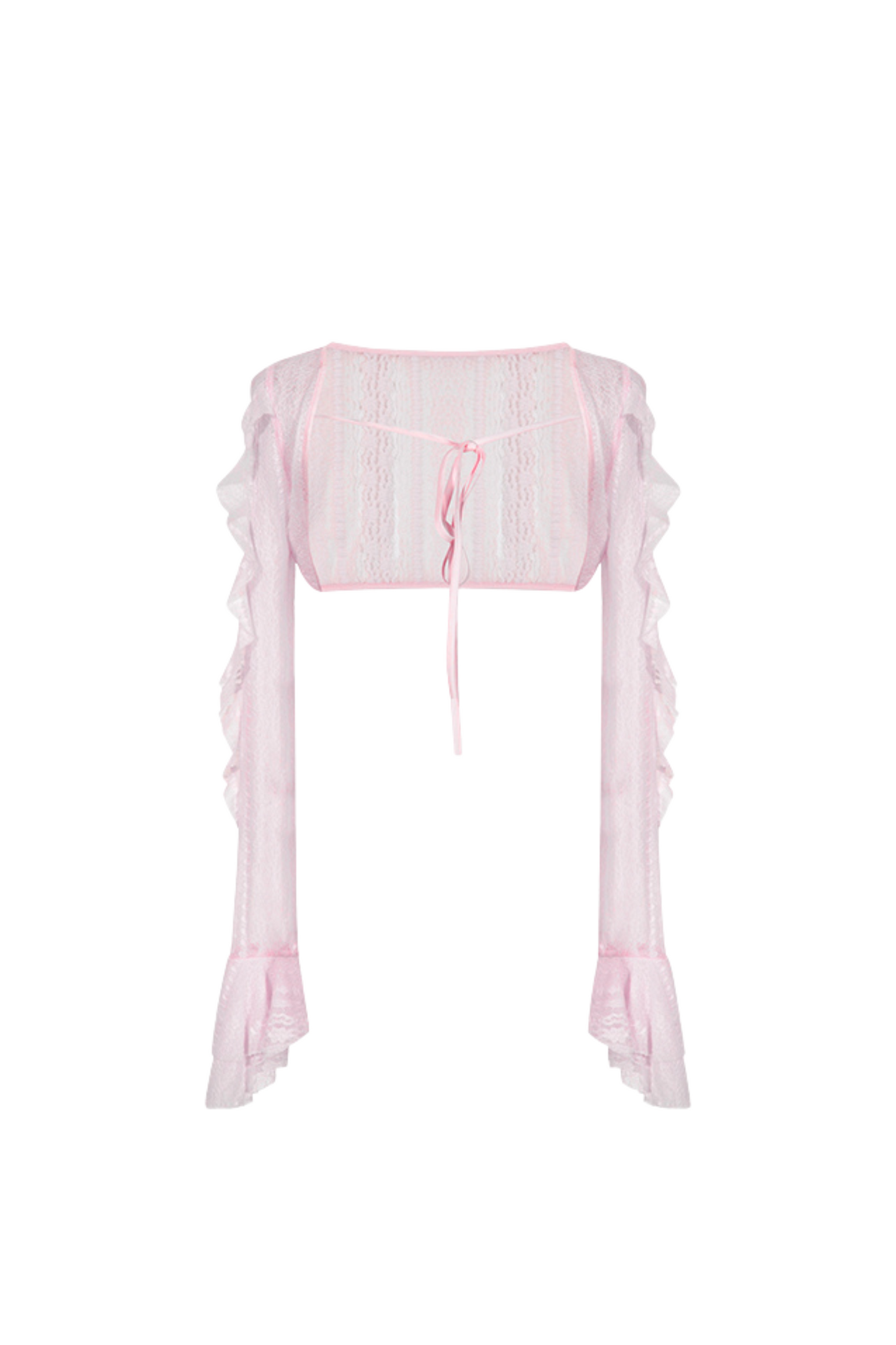 short French sheer cardigan