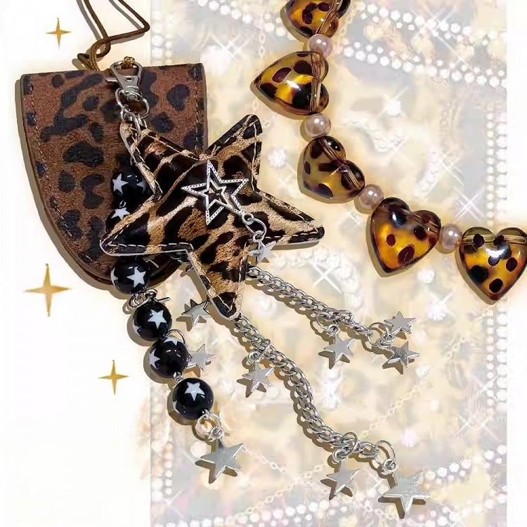 Pattern Leopard 4 Options Necklace/Choker