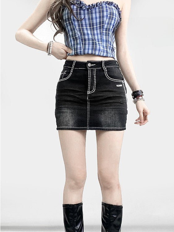 Glamorous Jeansrock Schwarz