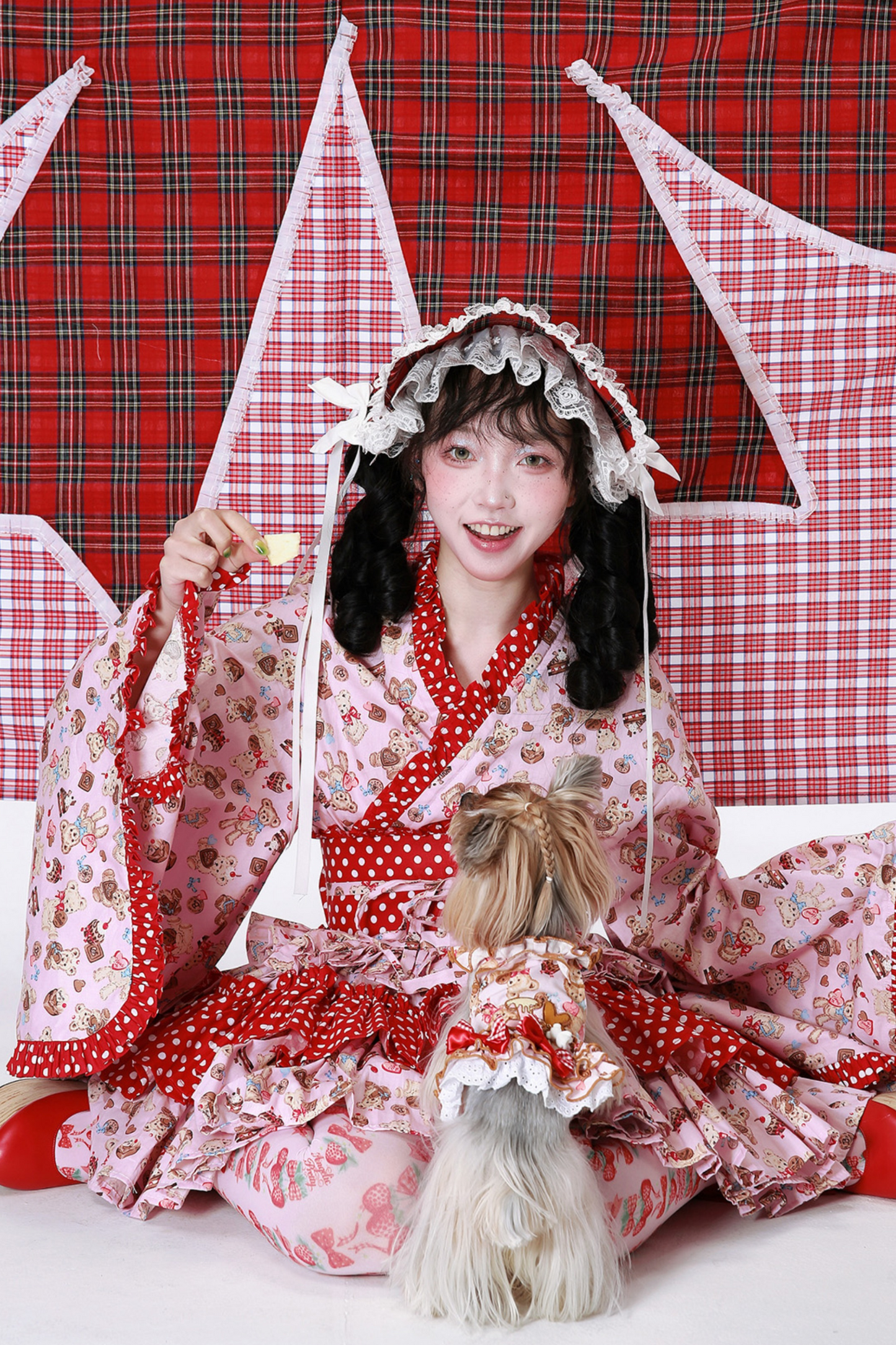 Retro Pop Kimono Lolita Tops