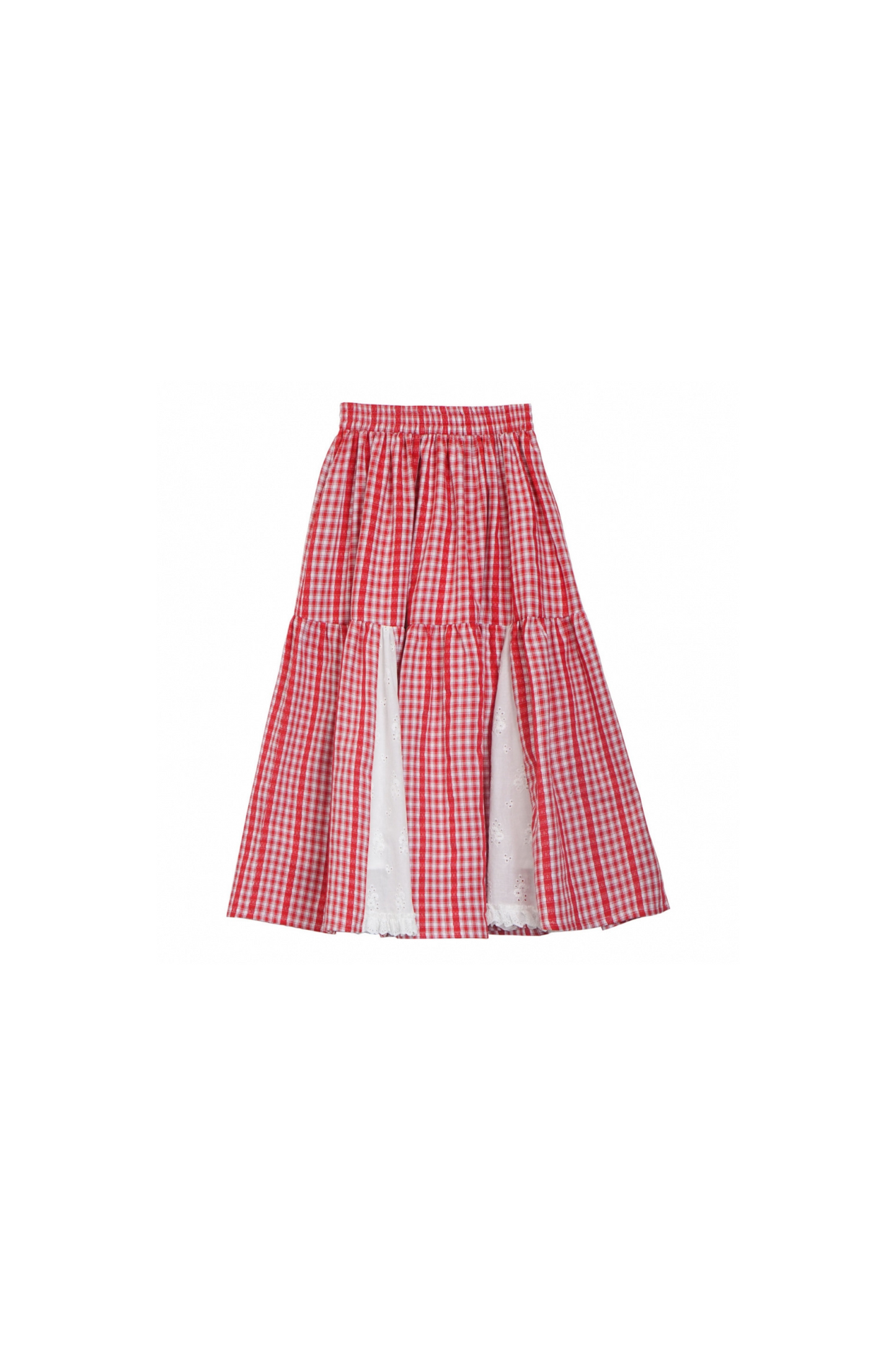 Skirt + Graffiti T-shirt Big Check Swing