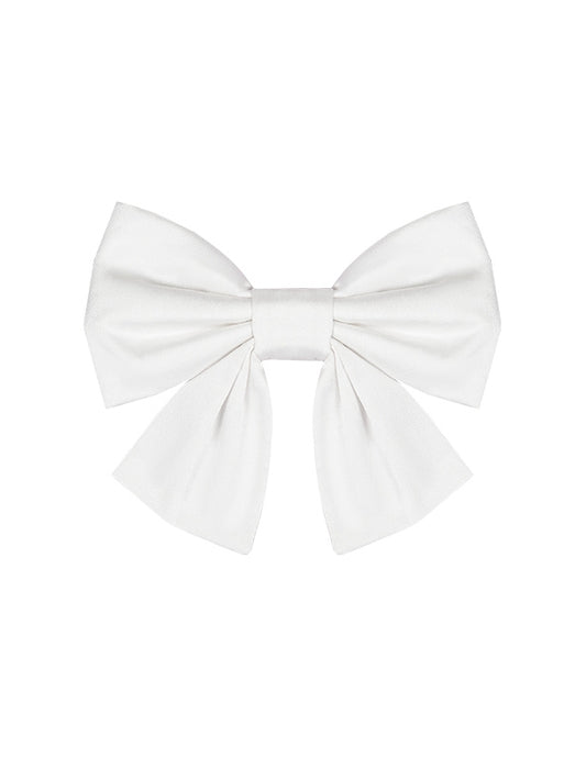 White Bowknot Brooch