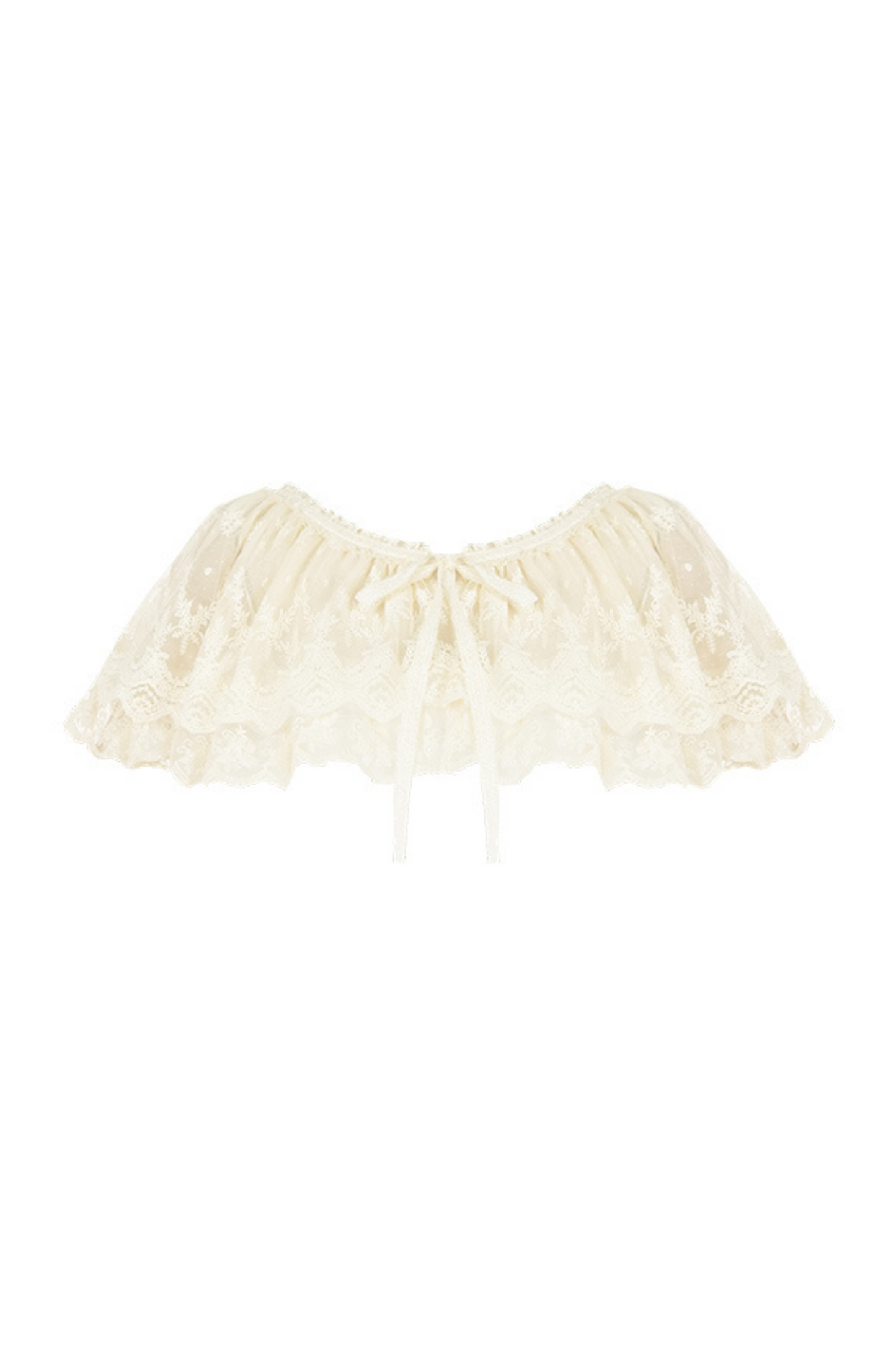 Schal Weißes Kleid Lolita Spitze Sweet Cracolor +