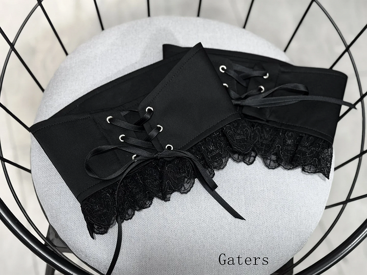 - Outfit Vibes Clown Pointed Collar Black Lolita Ouji Circus