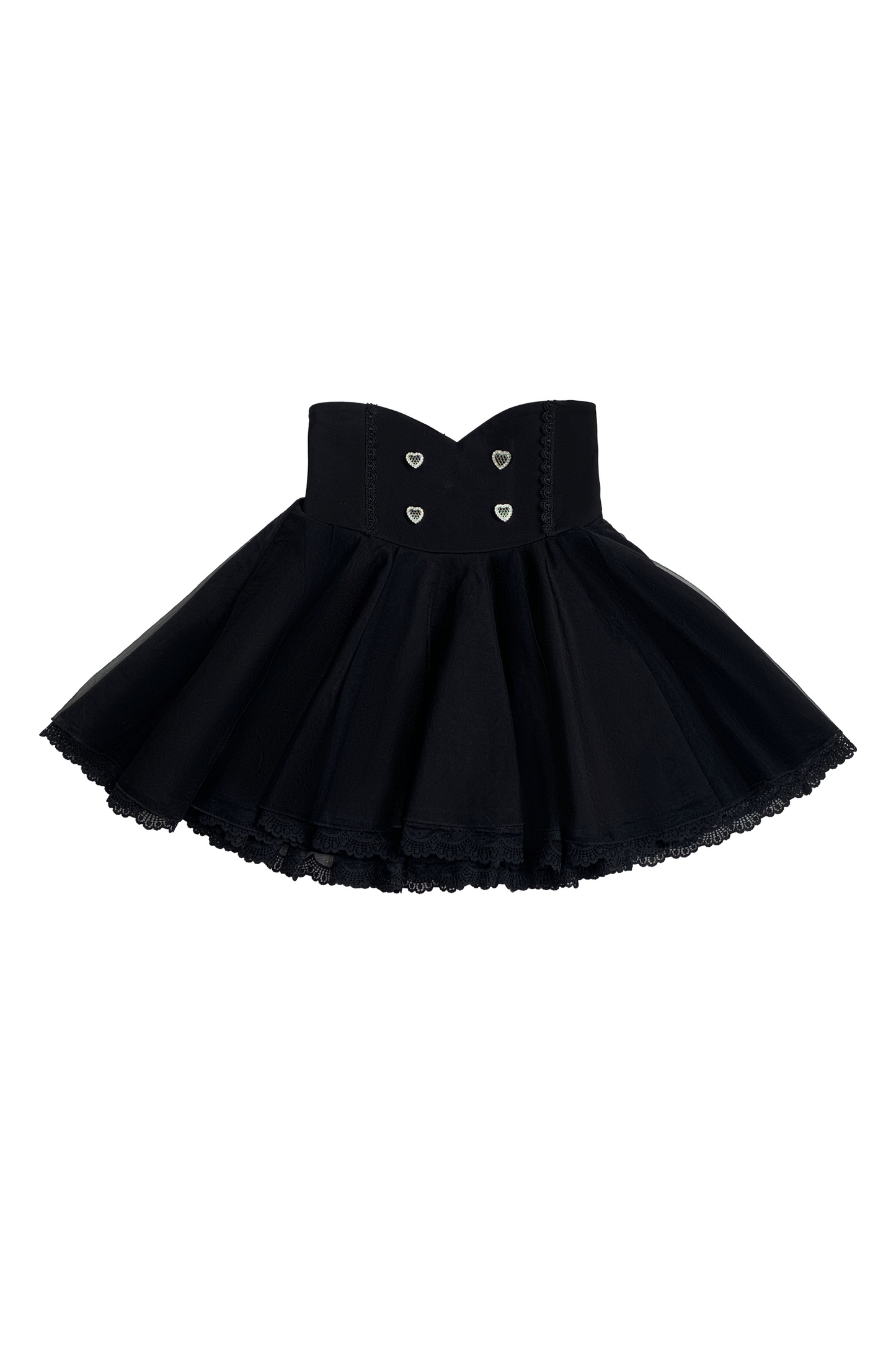 Off-the-shoulder Mine Flared + Skirt Ribbon Reservations Top