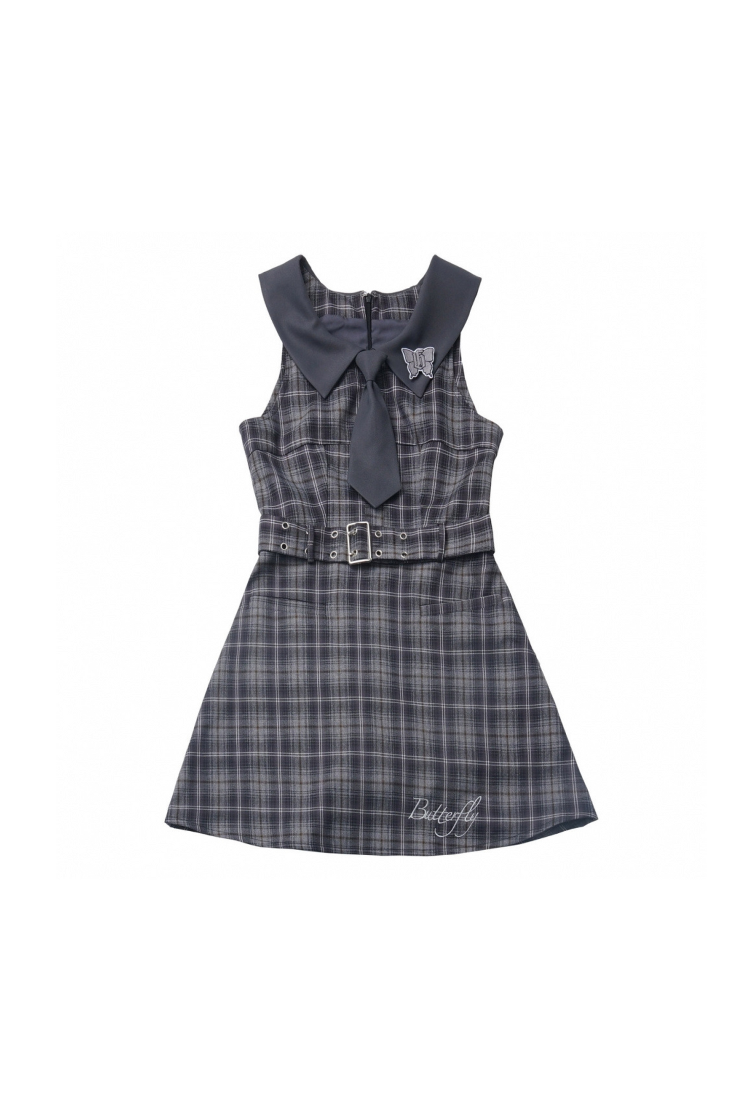 + College short suspender dress bshirt skirt