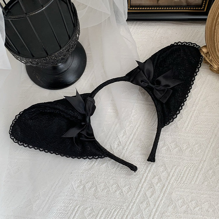 Black Kitty Ears KC