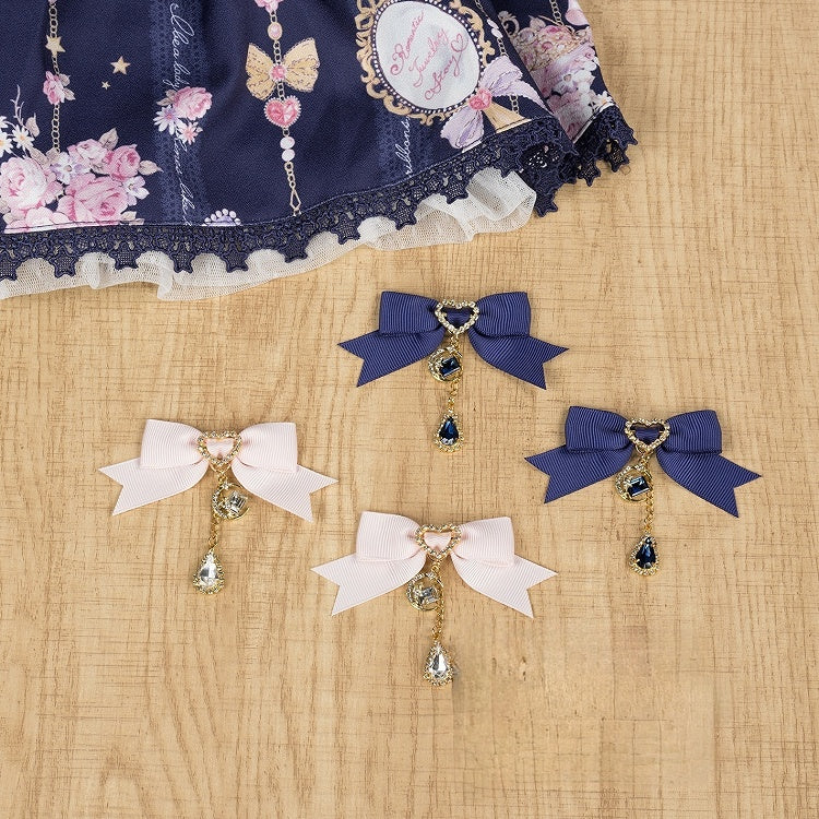 Colors 5 Kei Jirai Celestial Moon Star Gemstone Collection Bowknot Hairclips