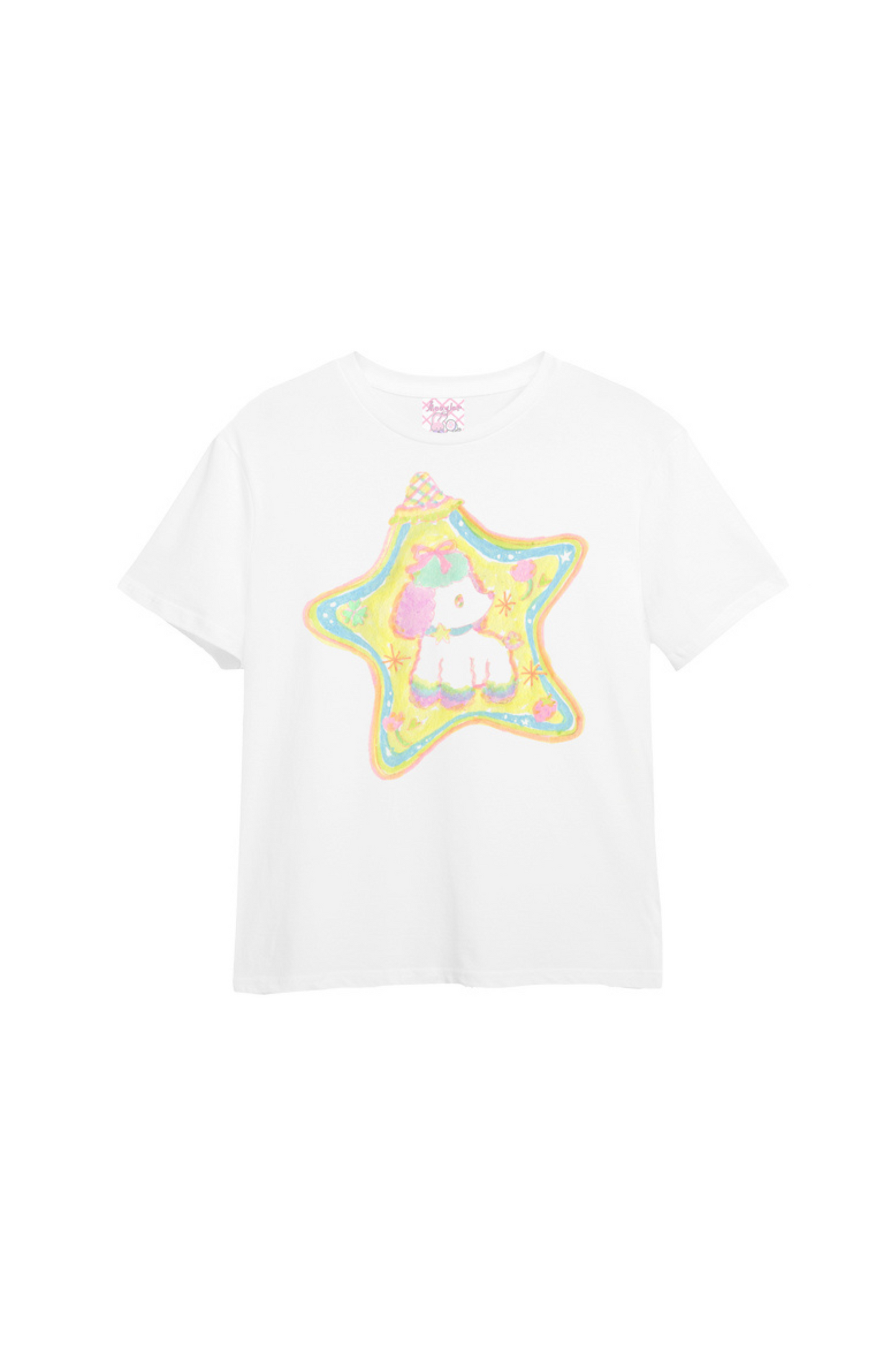 T-Shirt Love mit Sternen-Print