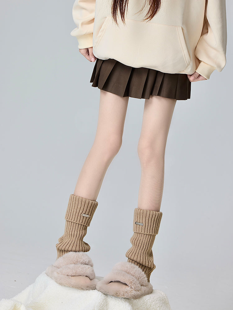 4 Color Options Knitted Leg Warmers