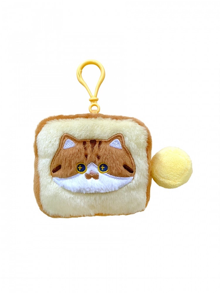 Cute Kitty Pattern Yellow&Brown Cartoon Coin Purse