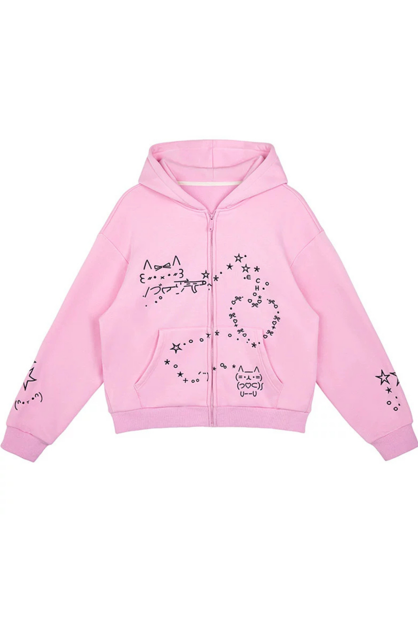 Computer Leg + Straight Hooded Sweatpants Boa Hoodie